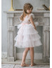 Sweet Ivory Airy Tulle Flower Girl Dress